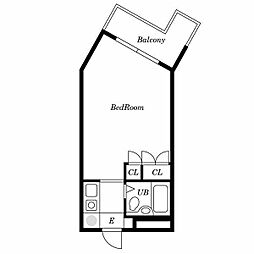 シャルム・ド・八事 3階1Kの間取り