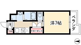 Bonne　Chance  ｜ 愛知県名古屋市名東区社台3丁目93（賃貸マンション1K・7階・24.00㎡） その2