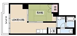 ネクストライフ白沢 1LDKの間取図画像