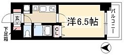 プレサンス新栄デコール 1Kの間取図画像