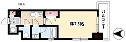 ブランシエスタ東別院 1Kの間取図画像