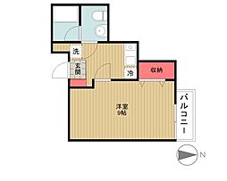 RESIDENCEGOKISOSQUARE ワンルームの間取図画像