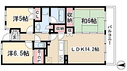 SS.FLAT桜山 3LDKの間取図画像