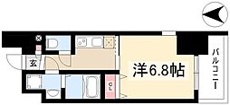 ラ・ルーシュ泉 1Kの間取図画像