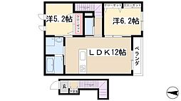 グランヴェル梅森坂 2階