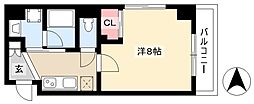 シテイライフ社が丘 1Kの間取図画像