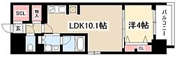 プレサンスロジェ千種内山 1LDKの間取図画像