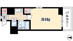 OHD今池 1Kの間取図画像
