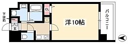 NEOJAPANESQUE出来町 1Kの間取図画像