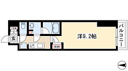 ELSTANZA徳川 1Kの間取図画像