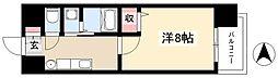 ArtizA上前津 1Kの間取図画像