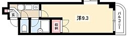 シテイライフ上社 1Kの間取図画像