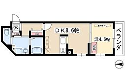 シティライツ新瑞橋 1LDKの間取図画像