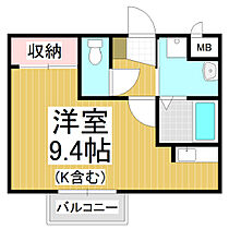 長野県松本市大字水汲（賃貸アパート1R・1階・25.45㎡） その2