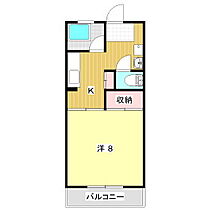 スカイハイツ  ｜ 長野県松本市宮渕3丁目（賃貸マンション1K・2階・32.99㎡） その2