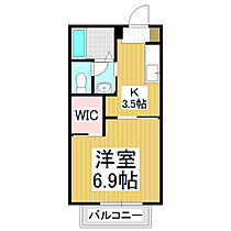 サニーコート井川城　A  ｜ 長野県松本市井川城3丁目（賃貸アパート1K・1階・24.71㎡） その2