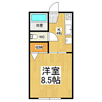 パインヒル  ｜ 長野県松本市大字岡田松岡（賃貸アパート1K・2階・27.60㎡） その2