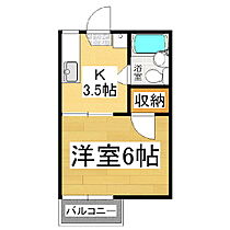 カーサ桐  ｜ 長野県松本市桐3丁目（賃貸アパート1K・1階・19.87㎡） その2