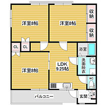 ヴィラ滝沢北深志  ｜ 長野県松本市北深志2丁目（賃貸アパート3LDK・1階・67.07㎡） その2