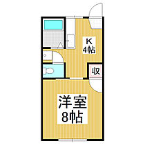 フレグランス・サンク  ｜ 長野県松本市大字岡田下岡田（賃貸アパート1K・1階・24.71㎡） その2