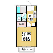 セジュール庄内B棟 110 ｜ 長野県松本市庄内1丁目（賃貸アパート1K・1階・26.71㎡） その2