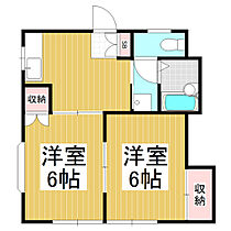 サンライズ桐  ｜ 長野県松本市沢村3丁目（賃貸アパート2K・1階・36.30㎡） その2