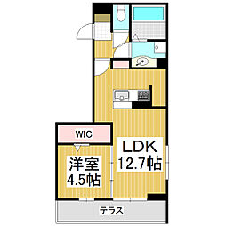 GRAND D-ROOM大手 1LDKの間取図画像