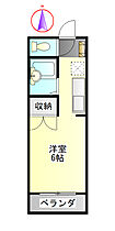 第2ハイツタマキ 224 ｜ 岐阜県岐阜市黒野（賃貸アパート1R・2階・19.83㎡） その2