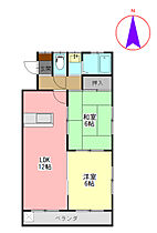 コーポエイト 101 ｜ 岐阜県岐阜市長良杉乃町２丁目（賃貸アパート2LDK・1階・50.00㎡） その2