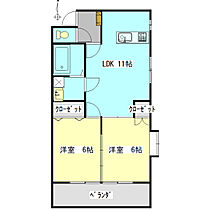 ハイツ新境川 301 ｜ 岐阜県各務原市那加前洞新町４丁目（賃貸アパート2LDK・3階・47.20㎡） その2