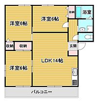 クッキースクエア 202 ｜ 福岡県北九州市小倉北区熊本3丁目11-35（賃貸アパート3LDK・2階・66.90㎡） その2