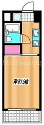 EIGHTBLDG.MitakadaiI 1Kの間取図画像