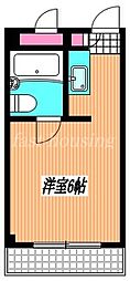 ユースフル吉祥寺 ワンルームの間取図画像