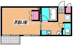 コンフォート 1Kの間取図画像