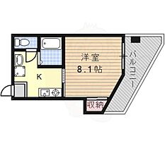 愛知県名古屋市昭和区広見町１丁目11番（賃貸マンション1K・6階・24.62㎡） その2