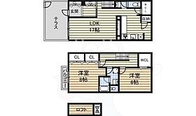 愛知県名古屋市瑞穂区彌富町字清水ケ岡74番2号（賃貸テラスハウス2LDK・2階・108.08㎡） その2