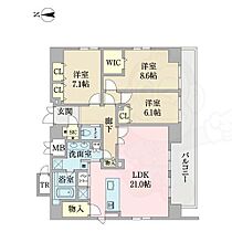 プロシード池下  ｜ 愛知県名古屋市千種区池下１丁目9番13号（賃貸マンション3LDK・13階・109.03㎡） その2