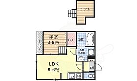 Jstage鳴海  ｜ 愛知県名古屋市緑区曽根２丁目5番3号（賃貸アパート1LDK・2階・30.30㎡） その2