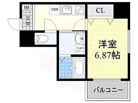 愛知県名古屋市南区明治１丁目5番7号（賃貸マンション1K・9階・28.16㎡） その2