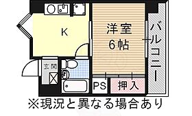 キャッスルミニ松園 405 ｜ 愛知県名古屋市瑞穂区松園町１丁目8番（賃貸マンション1K・4階・25.00㎡） その2