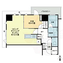 プラウドタワー覚王山  ｜ 愛知県名古屋市千種区末盛通１丁目20番1号（賃貸マンション1LDK・8階・42.53㎡） その2