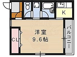 シャンブル平野 2階