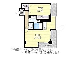 オズアロッジオ 1LDKの間取図画像
