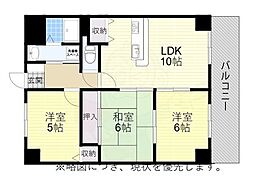 カナレグランデ 3LDKの間取図画像