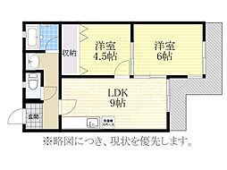 fメゾン吹上 2LDKの間取図画像