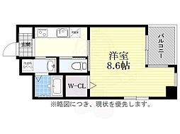 MAISONSPADE 1Kの間取図画像