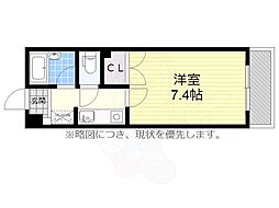 名古屋市営東山線 池下駅 徒歩6分の賃貸マンション 1階1Kの間取り