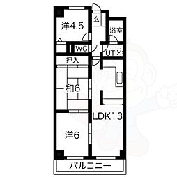 ダイアパレス八事隼人池 2階