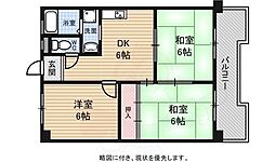 メゾンドールサカエ 3DKの間取図画像