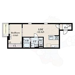 Delica Felicia植田 2階/-